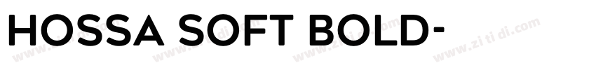 Hossa Soft Bold字体转换
